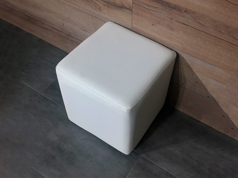 Пуф Геометрия белый