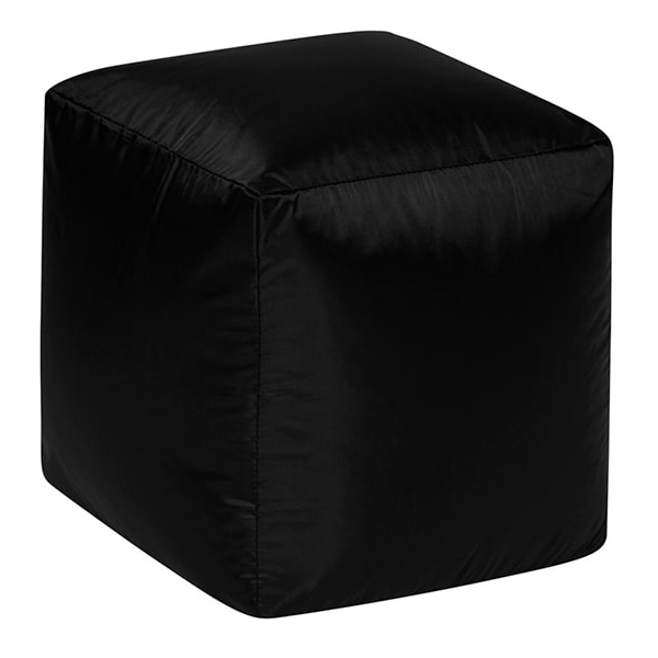 Пуф Геометрия чёрный