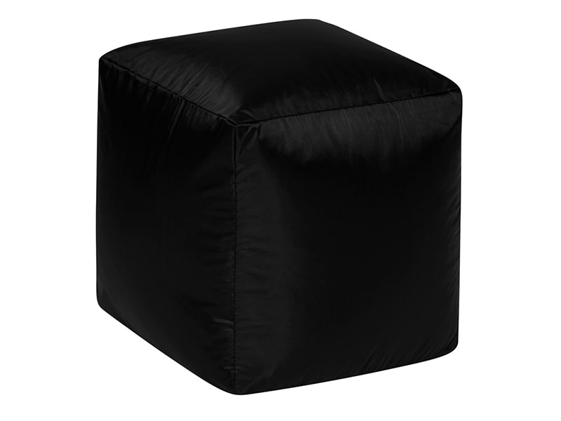 Пуф Геометрия чёрный