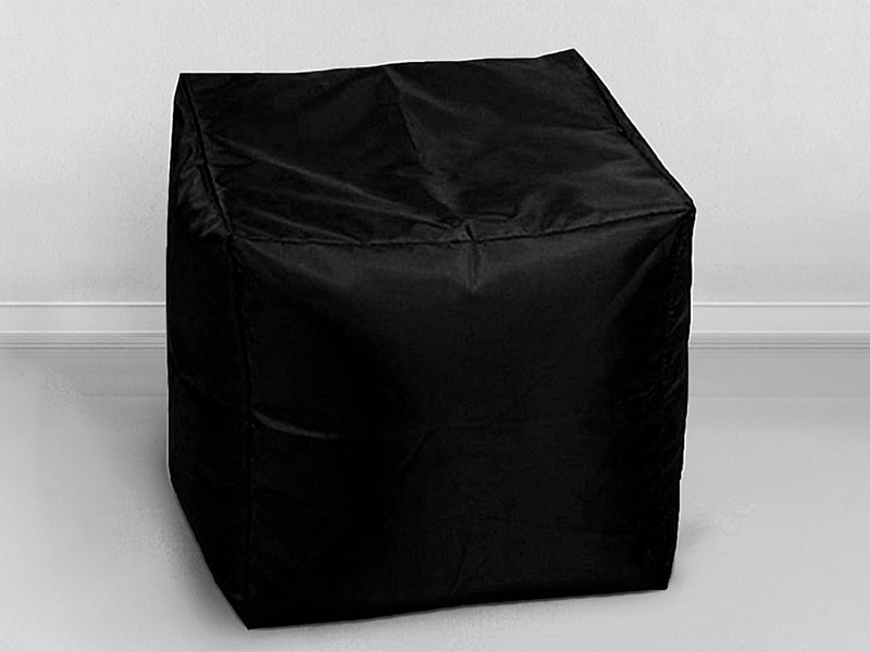 Пуф Геометрия чёрный