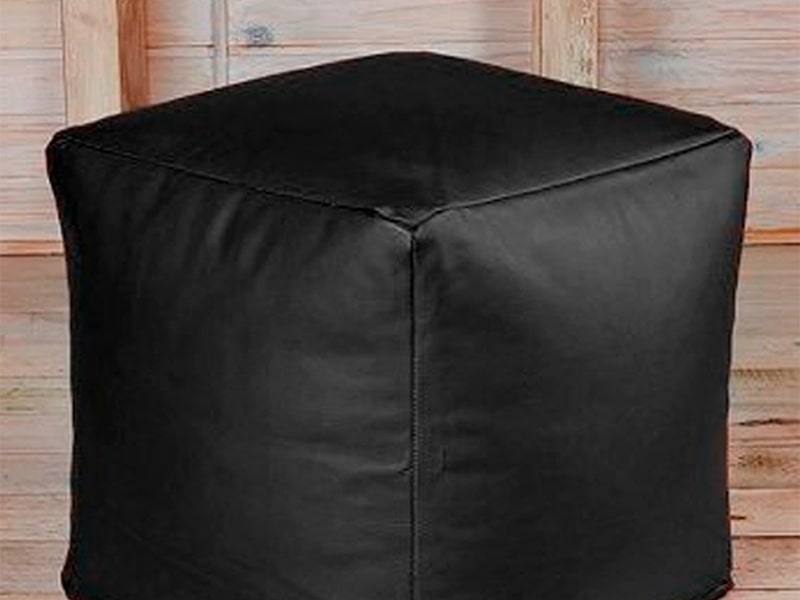 Пуф Геометрия чёрный