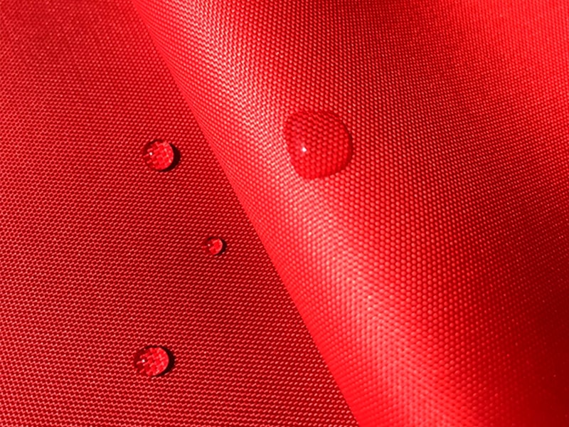 Пуф Геометрия красный