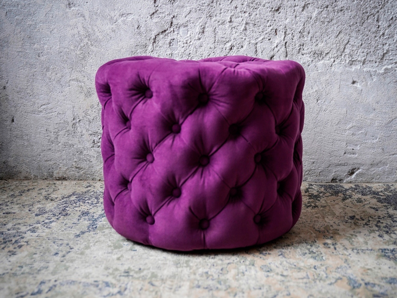 Пуф Velvet Purple Round