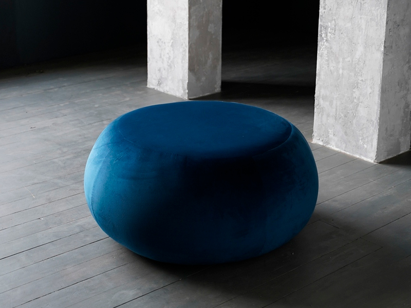 Пуфик Big Shape Blue Round