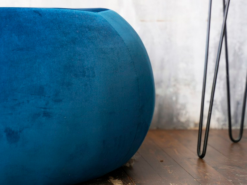 Пуфик Big Shape Blue Round