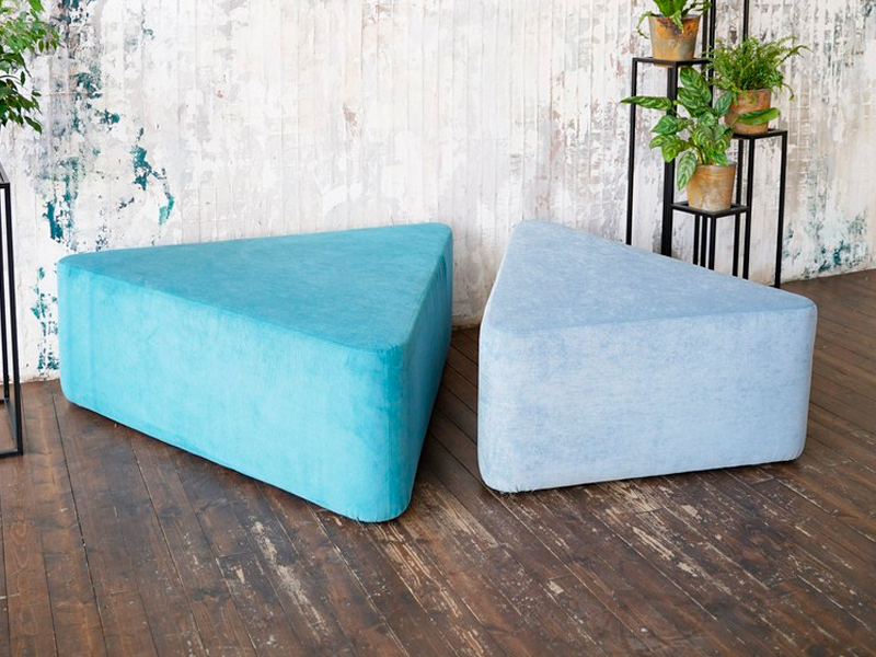 Пуфик Big Shape Blue Triangle