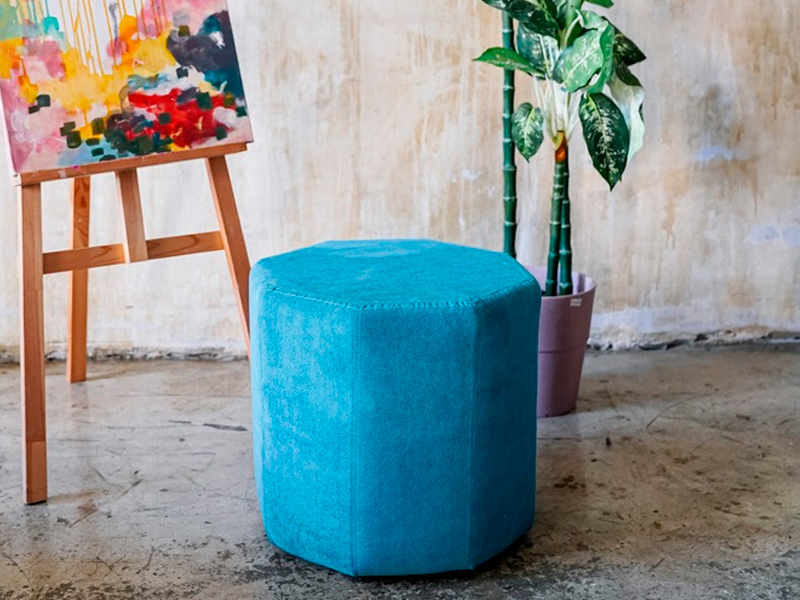 Пуфик Shape Aquamarine Polygonal