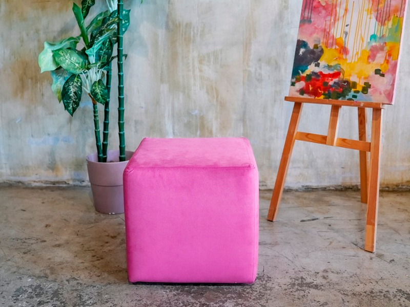 Пуфик Shape Fuchsia Cube