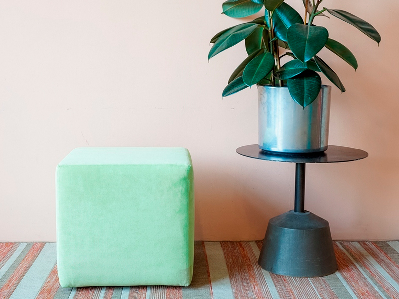Пуфик Shape Mint Green Cube
