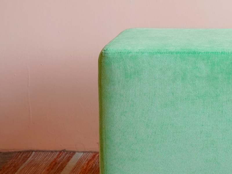 Пуфик Shape Mint Green Cube