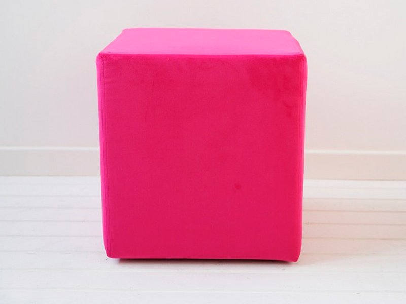 Пуфик Shape Pink Cube