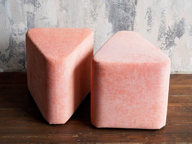 Пуфик Shape Powdery-Pink Triangle