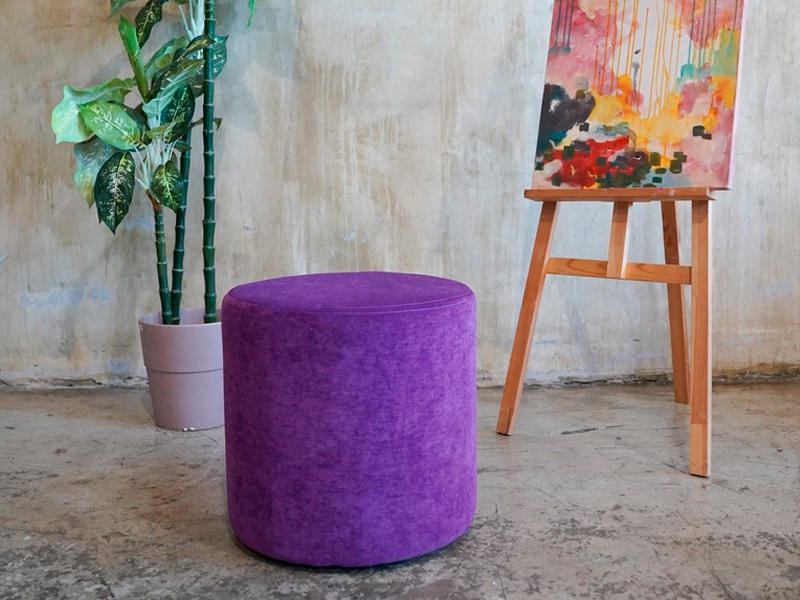 Пуфик Shape Purple Round