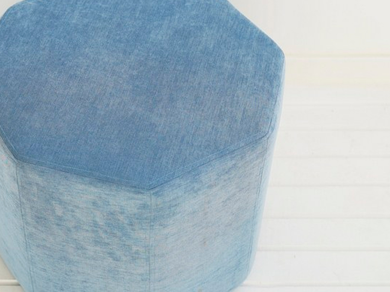 Пуфик Shape Sky Blue Polygonal