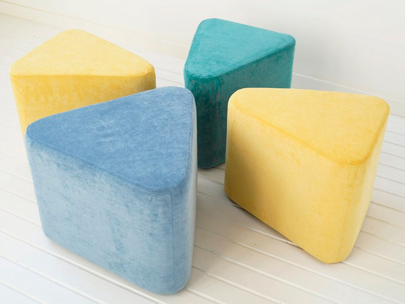 Пуфик Shape Sky Blue Triangle