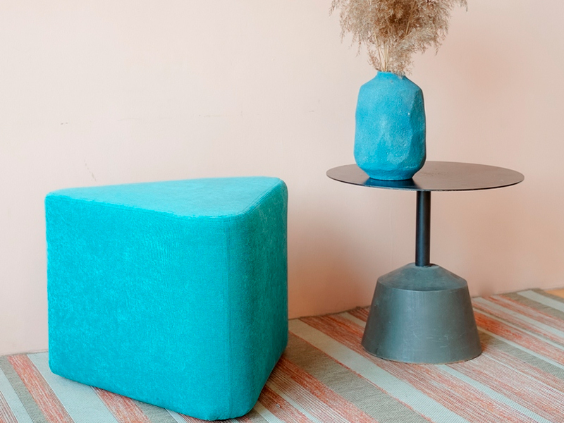 Пуфик Shape Turquoise Triangle