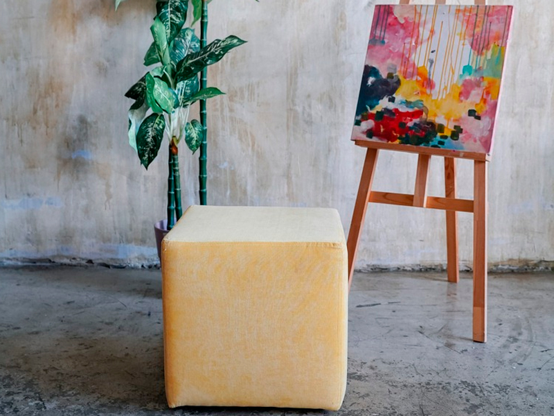 Пуфик Shape Yellow Cube