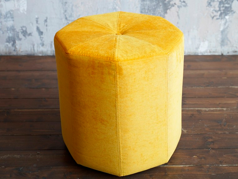 Пуфик Shape Yellow Polygonal