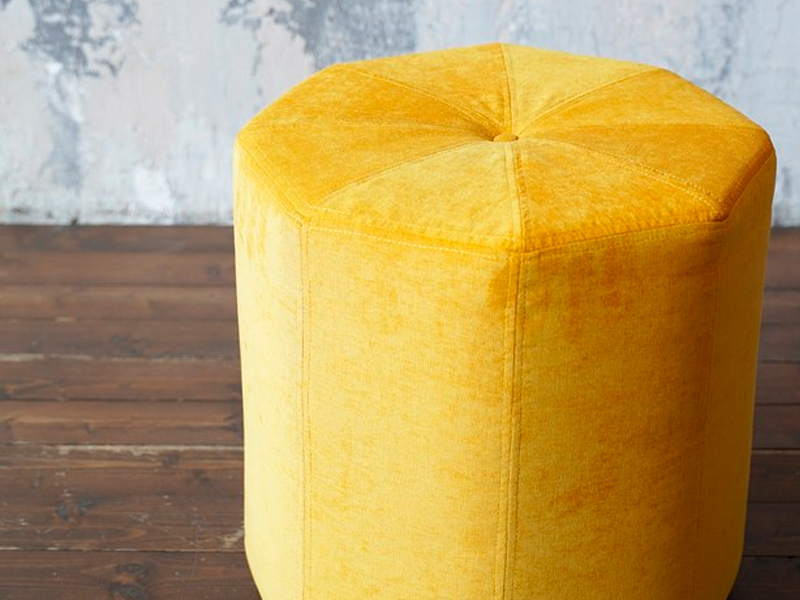 Пуфик Shape Yellow Polygonal