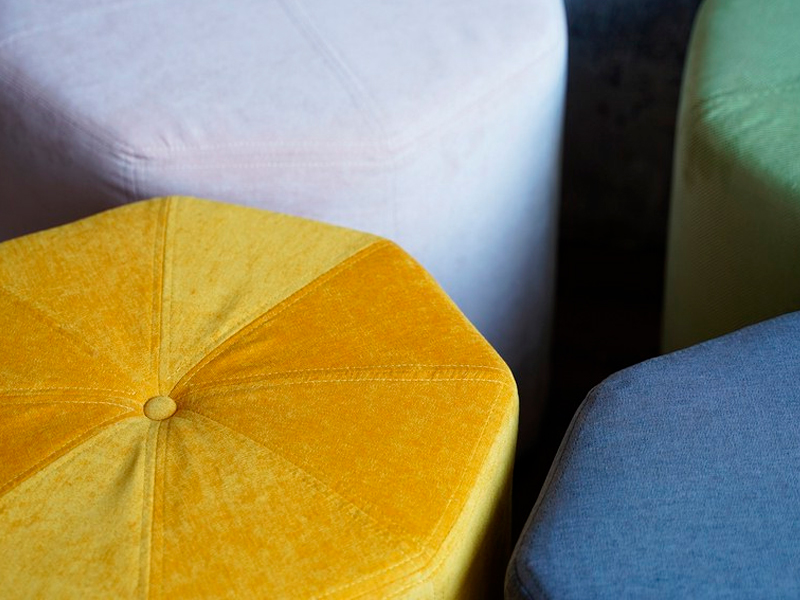 Пуфик Shape Yellow Polygonal