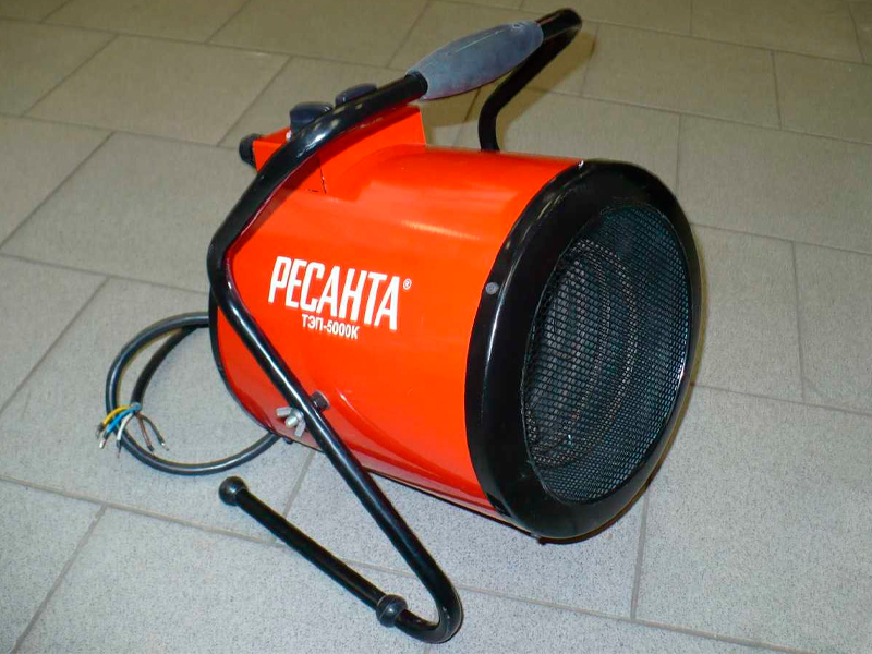 Электрическая тепловая пушка