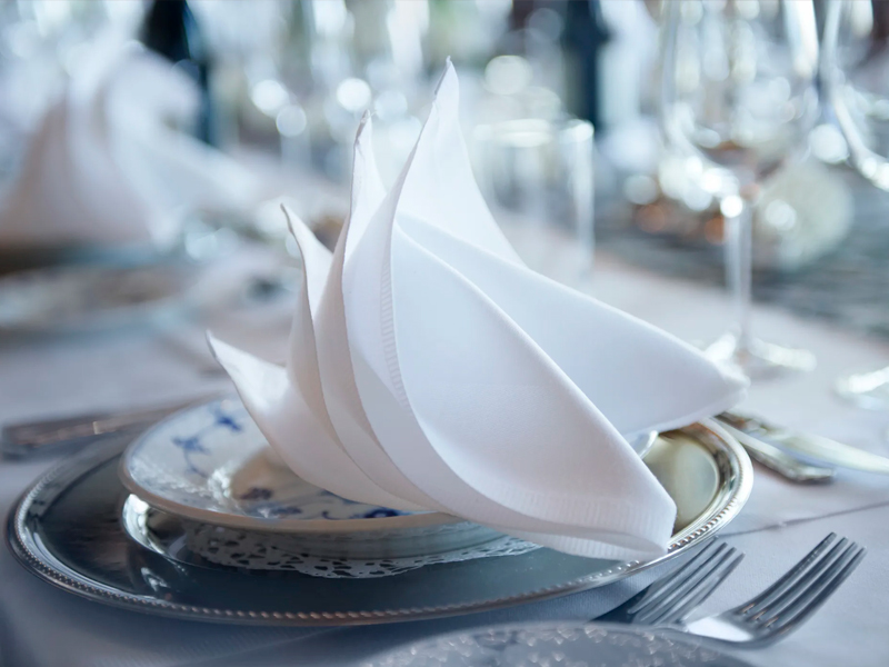 Салфетка белая