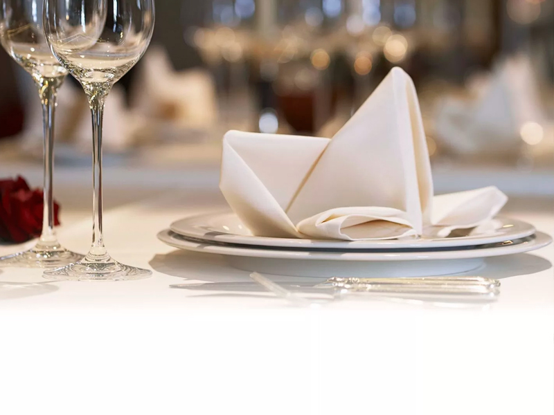 Салфетка бежевая «Жаккард»