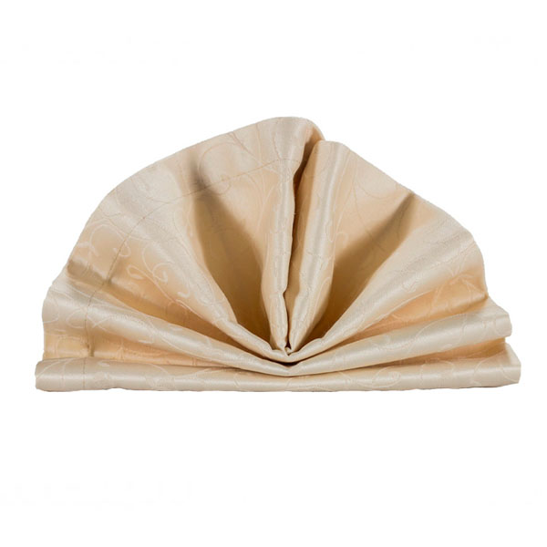 Салфетка бежевая «Жаккард»