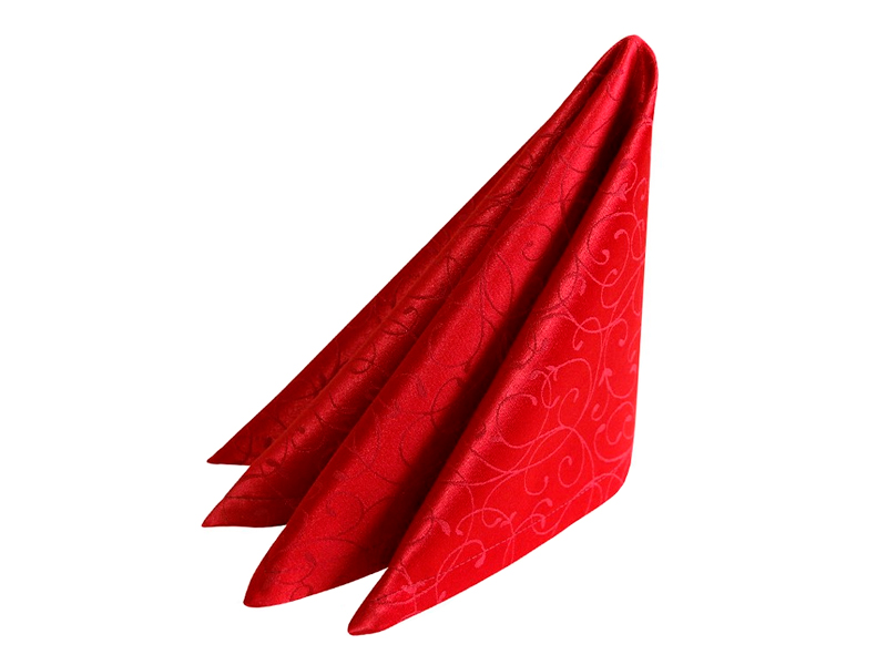 Салфетка бордовая «Жаккард»