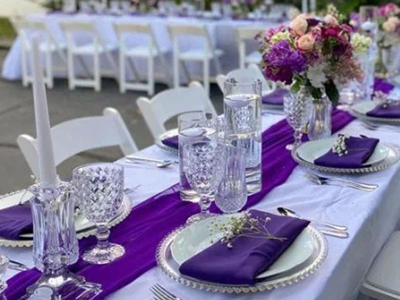 Салфетка сиреневая