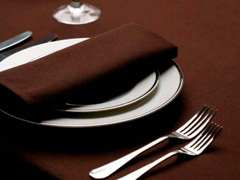 Салфетка коричневая