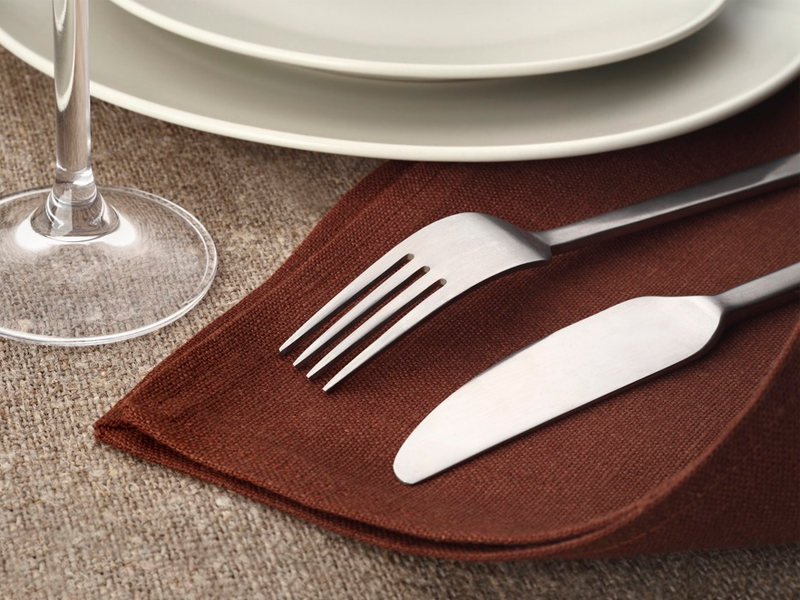 Салфетка коричневая