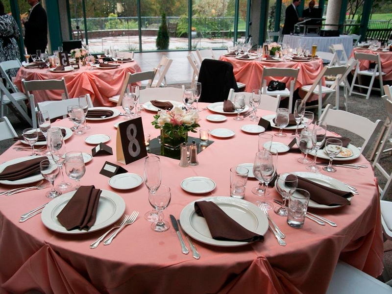 Салфетка коричневая «Жаккард»