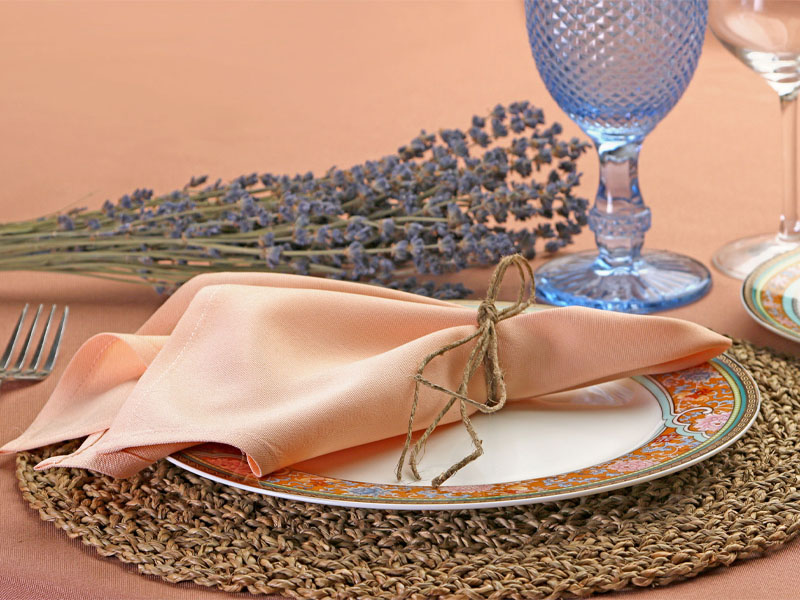 Салфетка персиковая