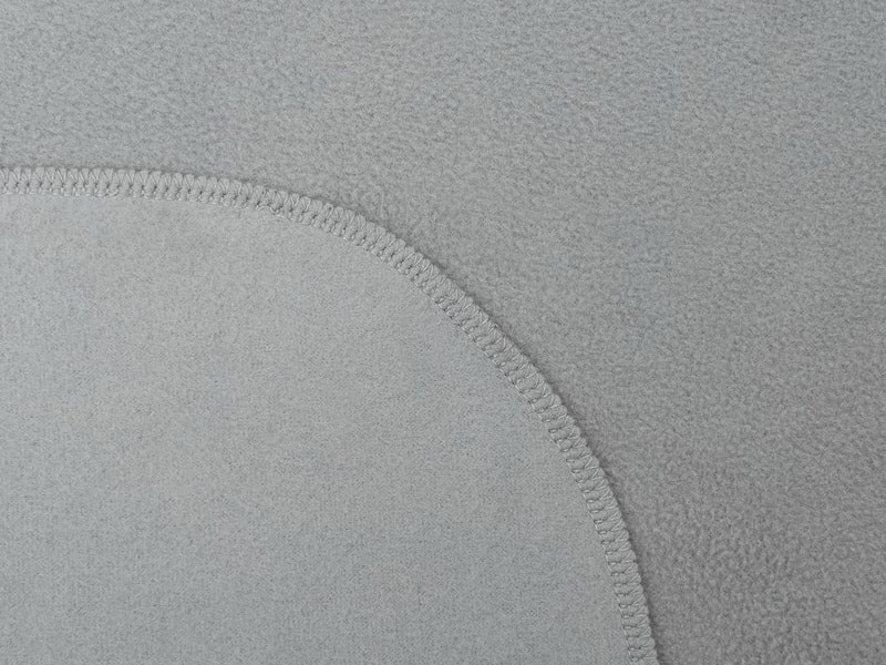 Флисовый плед серый