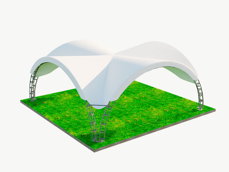 Шатер арочный 10x10