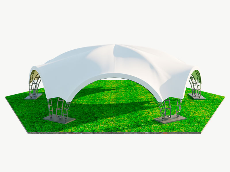 Шатер арочный гексагональный 17x20