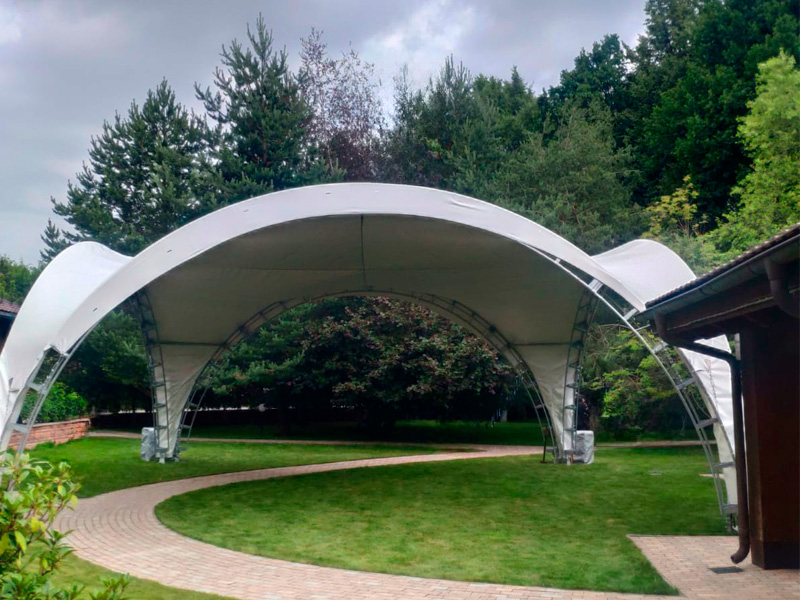 Шатер арочный октагональный 24x24