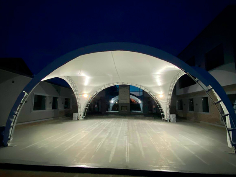 Шатер арочный гексагональный 17x20