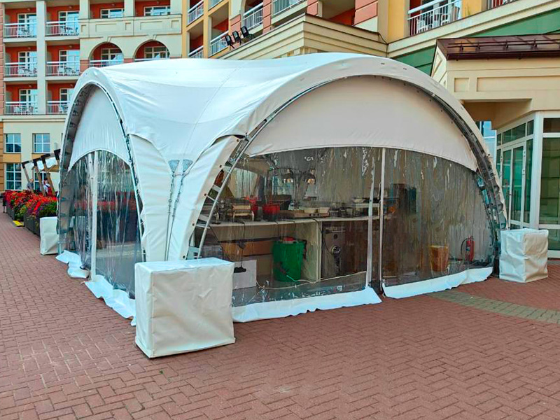 Шатер арочный 6x6