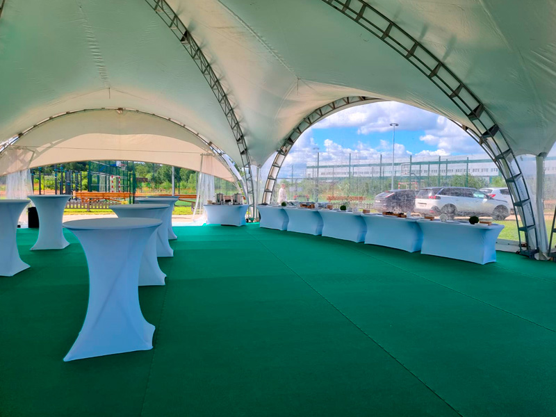 Шатер арочный октагональный 24x24