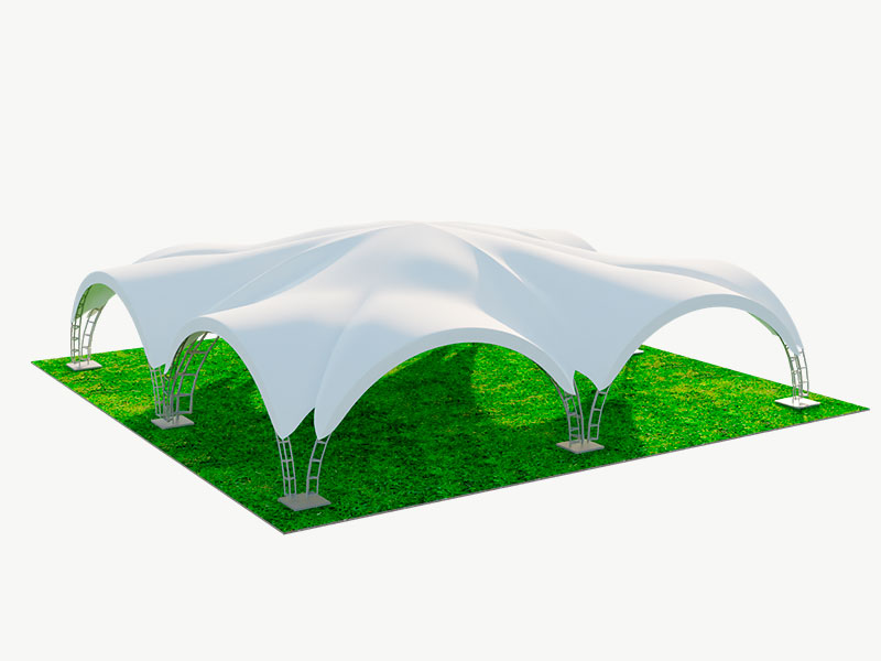 Шатер арочный 20x20