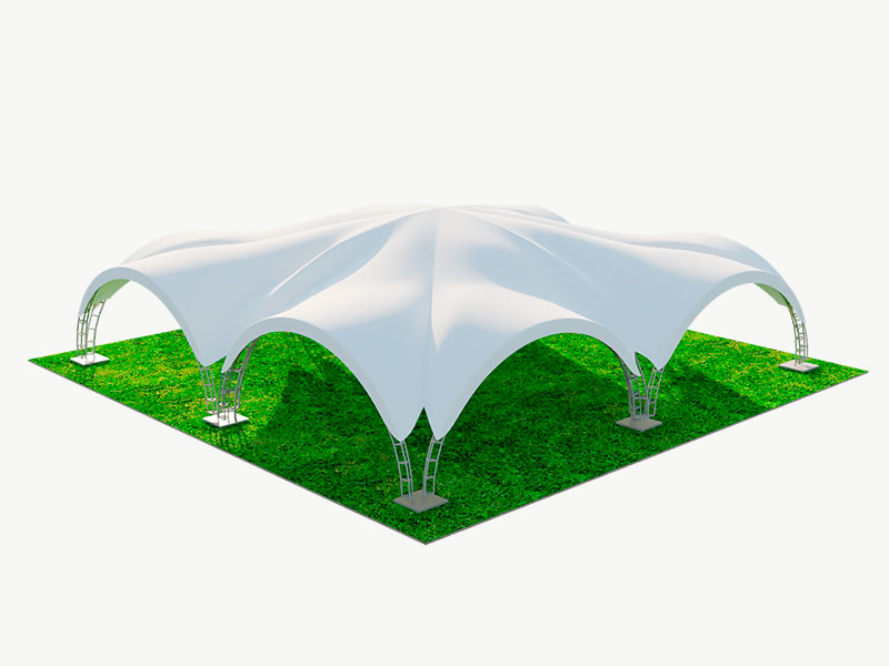 Шатер арочный 20x20