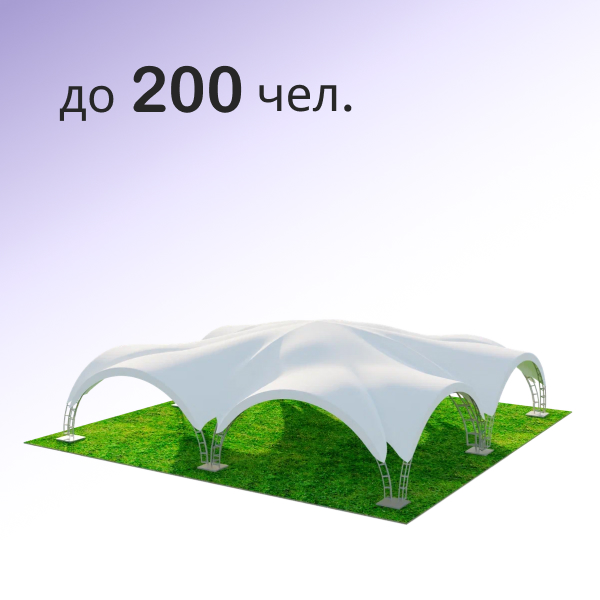 Шатер арочный 20x20