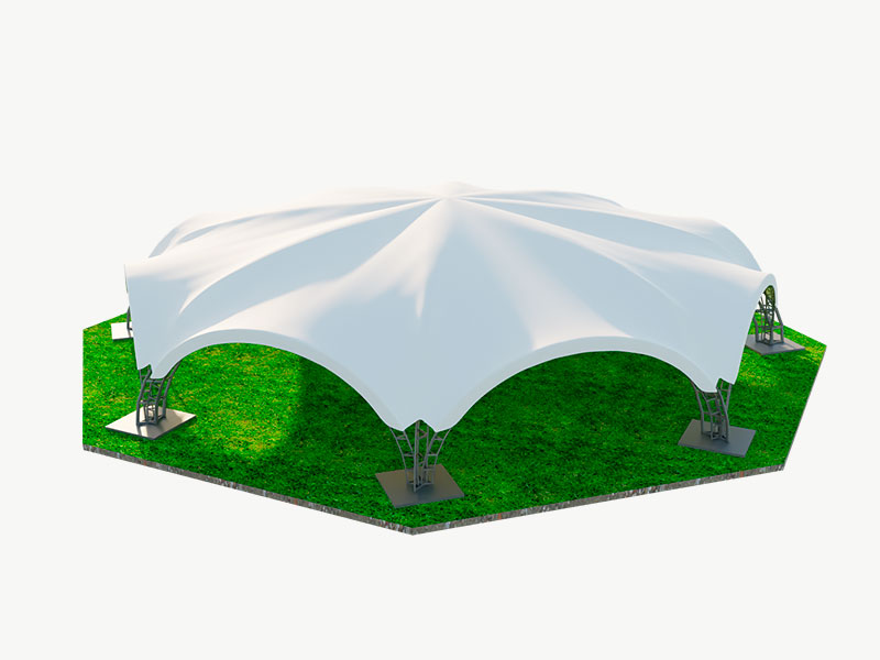 Шатер арочный октагональный 24x24