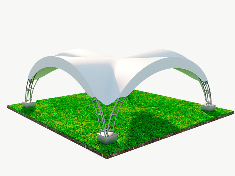 Шатер арочный 8x8