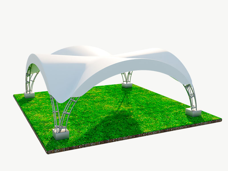 Шатер арочный 8x8