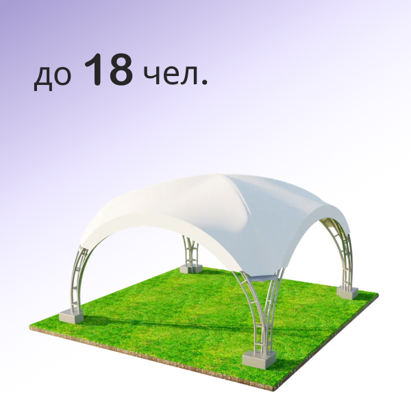 Шатер арочный Дюна 6x6