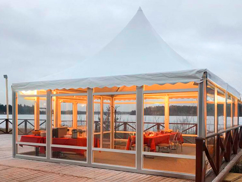 Пагода Лондон 5x5 остеклённая