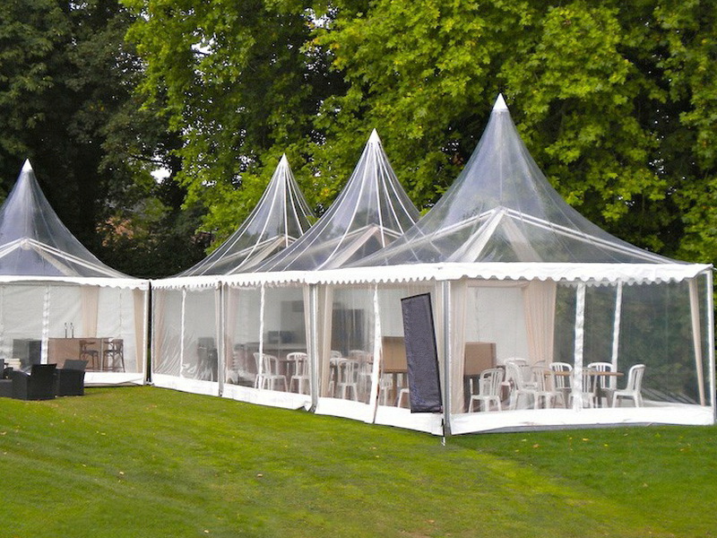 Шатер Пагода «Прозрачный» 5x5